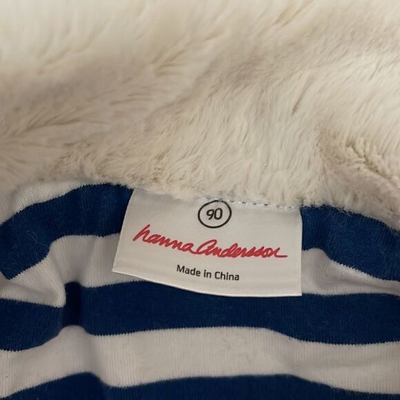 Hanna Andersson Girls Faux Fur Vest 90 3 - Picture 4 of 4